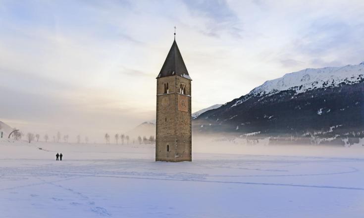 Campanile sommerso nel Lago di Resia