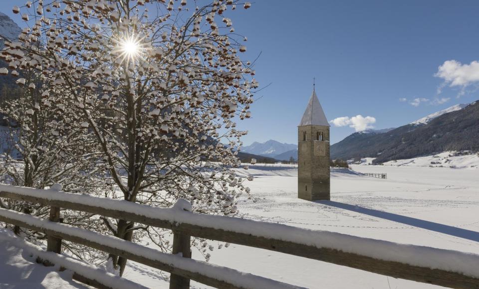 Campanile sommerso nel Lago di Resia