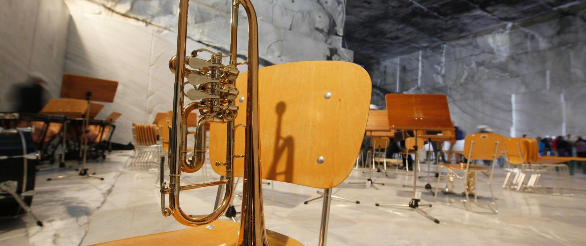 Concerto nella cava di marmo