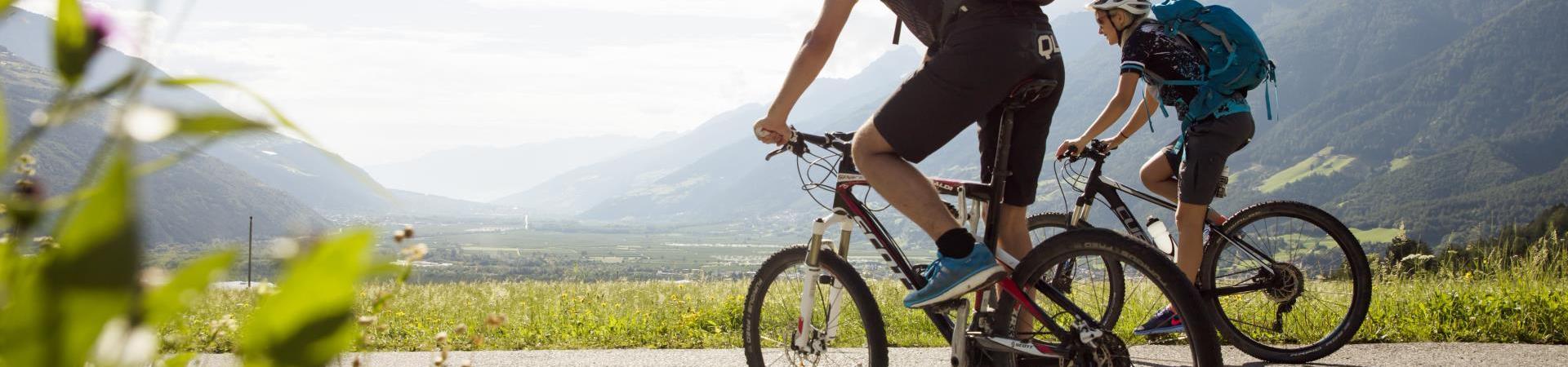 Andare in bici in Val Venosta
