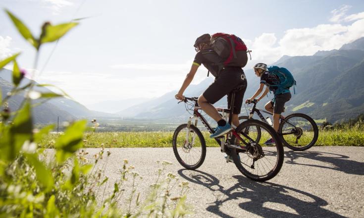 Andare in bici in Val Venosta
