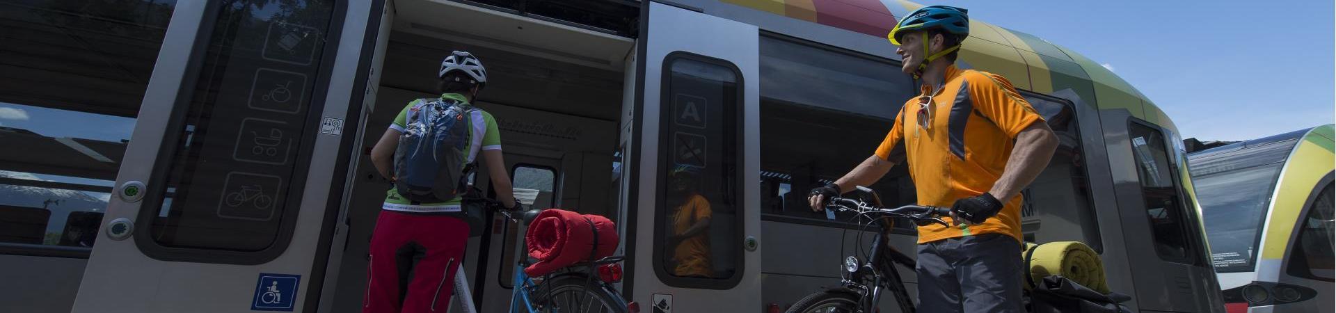 Ferrovia e bicicletta in Alta Val Venosta