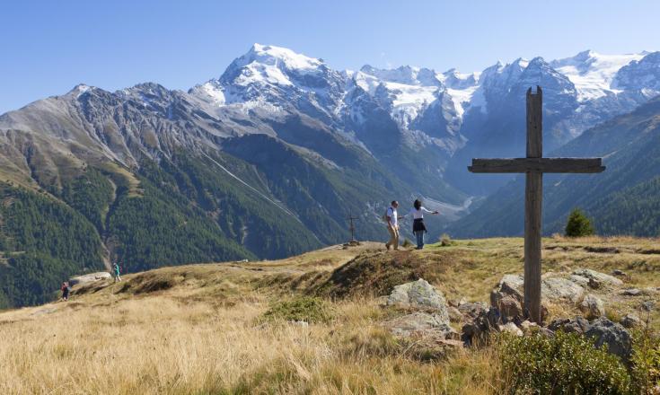 In cima a una montagna