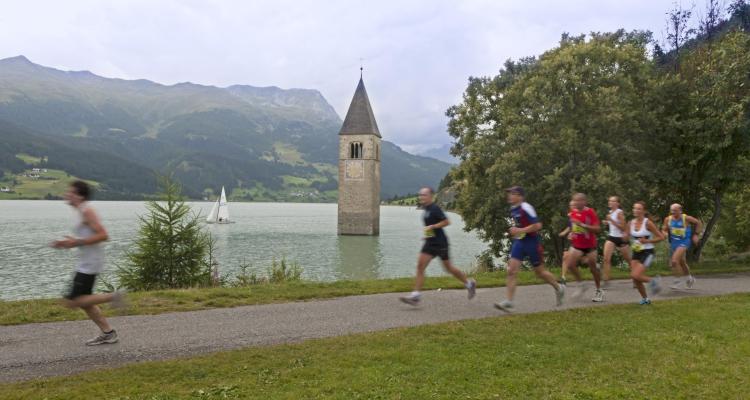 Giro del lago di Resia